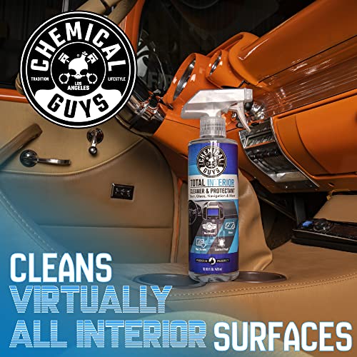 Chemical Guys SPI22016 Total Interior Cleaner & Protectant, Safe for Cars, Trucks, SUVs, Jeeps, Motorcycles, RVs & More, 16 oz